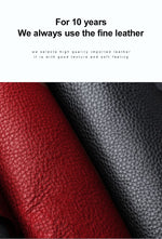 PU Leather Mirror Glass Phone Back Cover