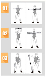 Chest Expander Elastic Bands