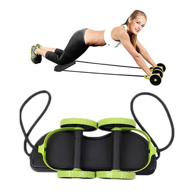 AB Roller With Stretch Pull Rope