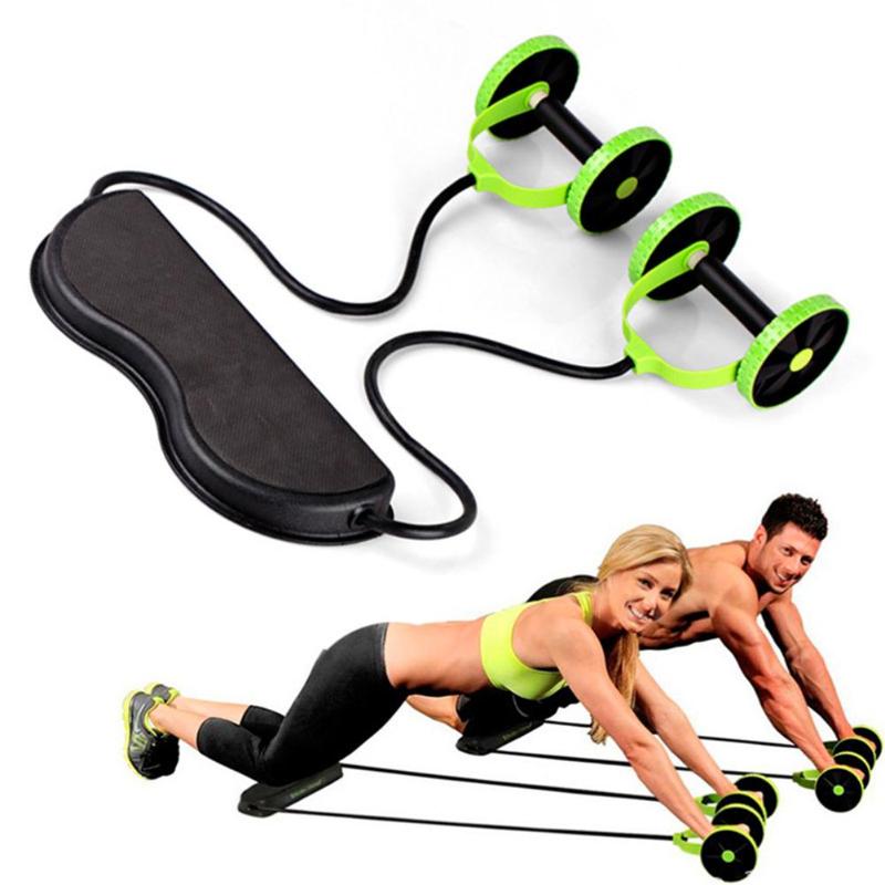 AB Roller With Stretch Pull Rope
