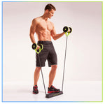 AB Roller With Stretch Pull Rope