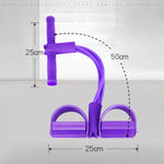 4 Tubes Latex Foot Elastic Pull Rope