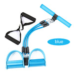 4 Tubes Latex Foot Elastic Pull Rope