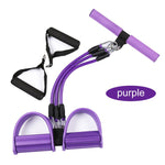 4 Tubes Latex Foot Elastic Pull Rope