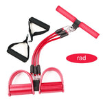 4 Tubes Latex Foot Elastic Pull Rope